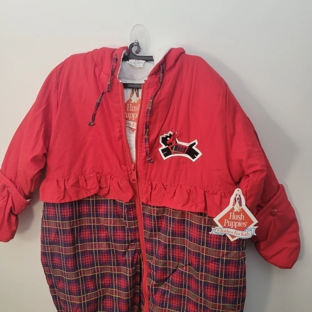 Vintage child snow suit hush puppies